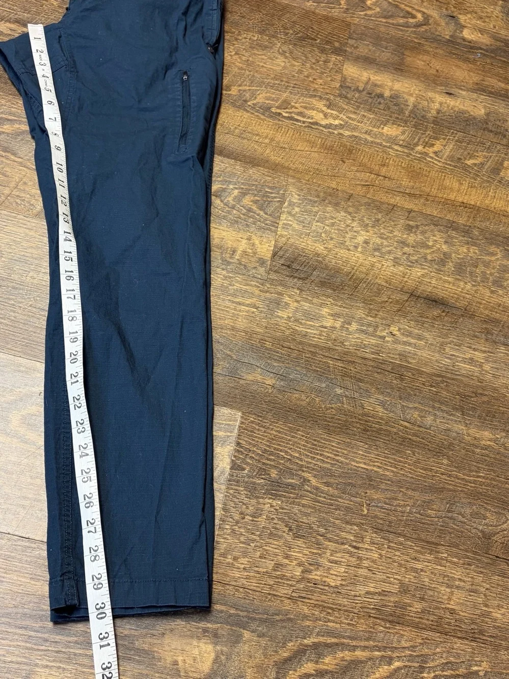 Vuori Ripstop Climber Pants V412 Mens Medium Blue Stretch Pockets Drawstring